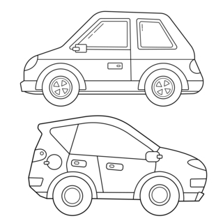 Auto 15 - Coloriages véhicule - Coloriages - 10doigts.fr